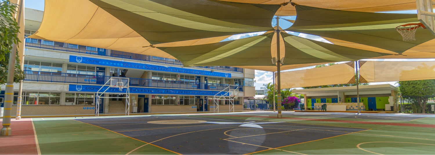 Instalaciones canchas de básquetbol Colegio Cumbres Oaxaca